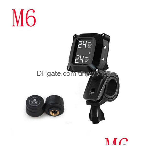 Sensores de presión de neumáticos de motocicleta Tpms, sistema de monitoreo Tmps de Motor, Sensor externo de neumáticos de 2 ruedas para motocicleta, entrega directa