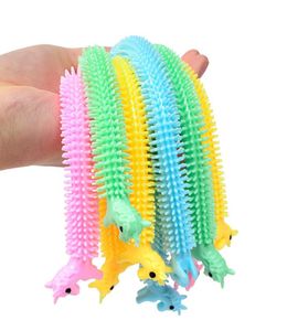 TPR Stress Relief Toy Unicorn Monkey Worm Stretch String Funny Pull Vent Toys Noodles Anti Soft Glue Elastic Rope Neon Autism Noodle Gift For Kids6298662