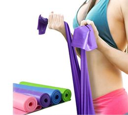 Fitness Yoga Borst Trektouw met Multifunctionele Power Dun Elastische Weerstand Riem Tension Strength Training Resistance Bands