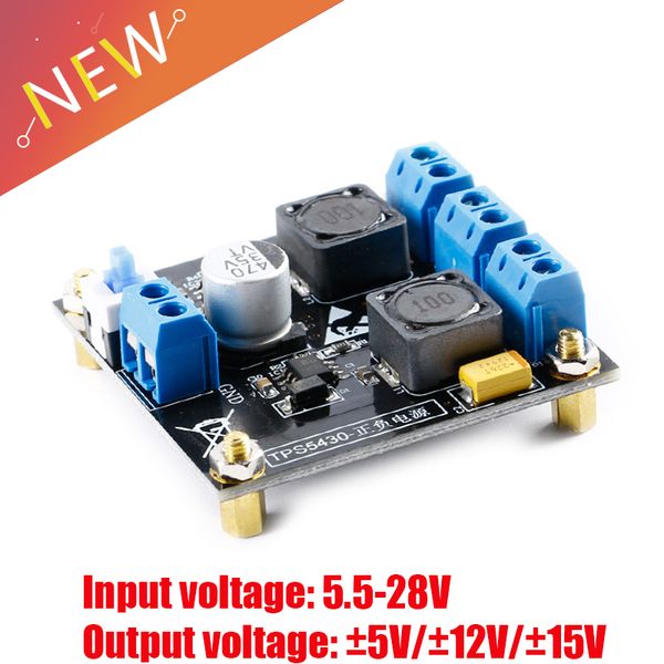 Module d'alimentation de commutation TPS5430 Alimentation à double puissance positive et négative 5V 12V 15V