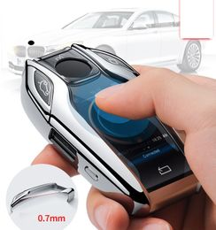 TPU Auto Volledig LED Display Key Cover Case voor 5 7 Serie G11 G12 G30 G31 G31 I8 I12 I15 G01 X3 G02 X4 G05 X5 G07 X7