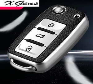 TPU Car Key Caxe pour VW Golf Bora Jetta Polo Golf Passat B8 pour Skoda Octavia A5 A7 Fabia Seat Ibiza Leon3366387