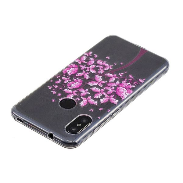 Estuche de TPU para Xiaomi Mi A2 Lite Butterfly Pattern