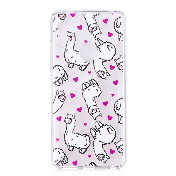 Estuche de TPU para Xiaomi Redmi Note 5 Pro Alpaca Pattern