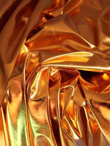 TPU recubrimiento de tela elástica spandex brillante dorado de bricolaje decoración de trajes de baño maletas faldas de diseñador metálico tela