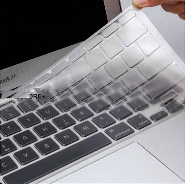 TPU Crystal Guard Klawiatura Protector Skin Case UltraThin Clear przezroczysty film MacBook Air Pro Retina 11 13 15 Wodoodporna