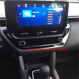 TPU para Toyota Corolla 2019-2022 Transparent Protect Película Pegatinas interiores Control de control Central Air Doard Panel