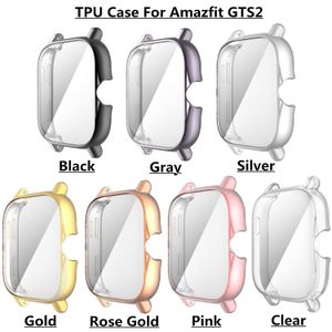 TPU BESCHERMENTE COVER VOOR BAZEFIT GTS 2 2E 3 4 VOLLEDIG SCHERM BESCHRIJVEN VOOR HUAMI AMAMIFIT BIP U PRO/GTS2 WATCH BEPERKTE BESCHERMING