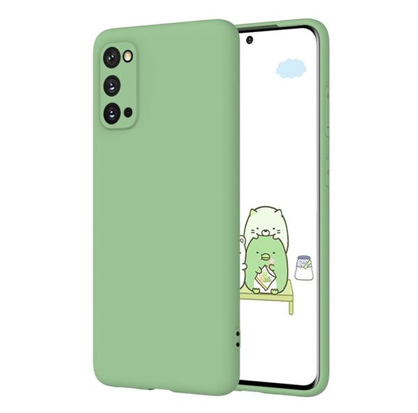 TPU Soft Telephone con protector de pantalla para Samsung S20 Plus Ultra A71 A51 para iPhone 11 Pro Max XS XR SE 23832085