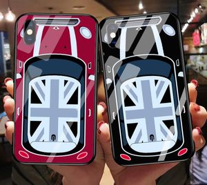 TPUTempered Glass Racing auto mini cooper telefoon Gevallen voor apple iphone 12mini 12 11 pro max 6 6s 7 8 plus X XR XS MAM SE2 SAMSUNG 6006536