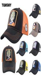 Tqmsmy dessin animé anime ball Caps de baseball hommes femmes snapback hip hop casquette estivable maille camionneur