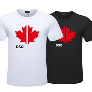 TR APSTAR D2 hommes t-shirts été style dsq lettre d2 design décontracté col rond manches courtes t-shirts couleur blanc noir 002105