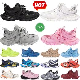 Tess Track 1.0 Chaussures décontractées Designer Hommes Femmes Plateforme Baskets Luxe Vintage Tracks Runners Tess. Baskets de marche en cuir Gomma avec boîte