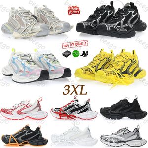 3XL Sneakers Casual Chaussures Paris Fashion Runway Retro Trainers mesh augmentation en nylon confortable faisant vieux couple sneakers Taille 35-46