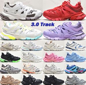 Track 3.0 Sneaker Hombres Mujeres Zapatos para correr French Tess Gomma Diseñadores Metal Multicolor Día de San Valentín Triple Clear Sole Casual Al aire libre