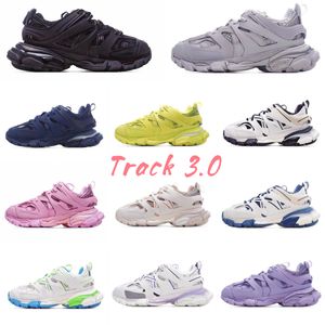 Piste 3.0 Top Designer Sneakers Luxury Brand Triple S Platform Trainer Chaussures Chaussures de plate-forme en nylon Plate-plate