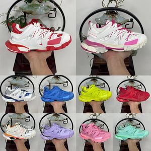 Nylon Gray Platform Spring Fall Tracks Trainer Track 3.0 Dames Mens Sneaker Fashion Designer Casual schoenen Chocolade Pink Schuim Wit Zwart Mesh Topkwaliteit Maat 36-45