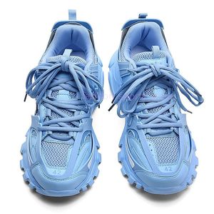 Track 3 3.0 LED Designer Casual Chaussures pour femmes Hommes Plate-forme de luxe Sneaker Lighted Gomma Cuir Nylon Imprimé Sports Hommes Baskets légères LED femmes e6