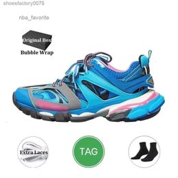 Track 3 LED Shoe 3.0 Track 3 zapatos casuales para hombres zapatillas para mujer Triple s rosa negro corredores led caminando zapatillas de zapatillas