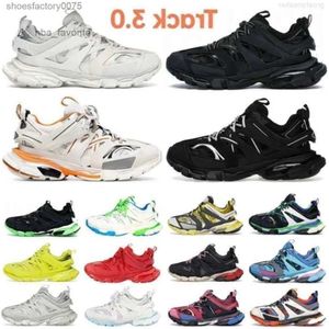 Piste 3 chaussures à LED Nouvelles chaussures pour femmes de mode Track 3.0 Trainers de luxe Triple S noir blanc rose pour l'homme Drop shipp