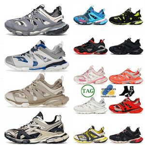 Track 3 Baskets Casual Chaussures Tracks 3.0 Italie Marque Triple cuir noir Nylon Plate-forme imprimée célèbre formateurs sport Hommes Femmes chaussures 36-45