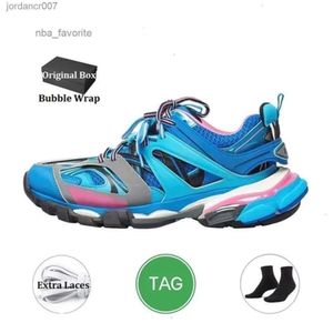 Piste 3 avec chaussures LED 3.0 Track 3 chaussures décontractées pour hommes baskets pour femmes Triple S Black Pink Tracks avec coureurs LED Cuir Walking Designer Sneakers