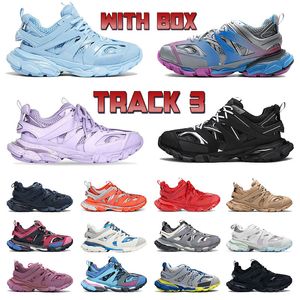 Track AAA -kwaliteit 3 3.0 Beroemde heren Dr. Schoenen Daddy Vrouw Sneakers All Black White Blue Pink Grandfather Runners Designer Heels Women T.S.Sneakers