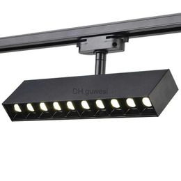 Éclairage sur rail 1 pièces 20W carré LED éclairage sur rail LED Spot LED plafonnier corps blanc/corps noir AC110-240V YQ240124