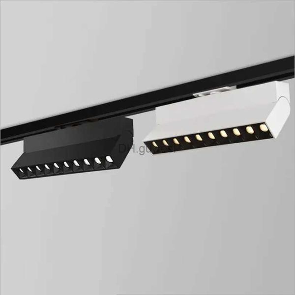 Éclairage sur rail Éclairage intérieur 20W LED Rail lumineux projecteur 20W plafonnier projecteur pour vêtements chaussures magasin magasins Dimmable aluminium YQ240124