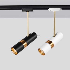 Track Lights Nordic Luxe Zwart Gouden LED Track Lampen Spots COB LED Plafondlamp Voor Woonkamer Achtergrond Muren Gangpad Bar decor YQ240124