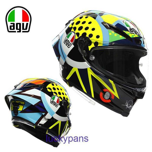 Piste PISTA GPRR moto casque italien fibre de carbone AGV complet quatre saisons course à pied course 9UNN