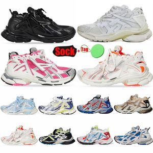 Track Runner 7 7.0 rétros chaussures de sport femmes hommes grande taille 12 Paris triple s coureurs 77.0 baskets à plateforme triple s tout noir et blanc beige baskets