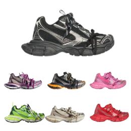 Corredores de pista 3 3.0 3xl Diseñador de parís Sneaker Mens Trainer Transmita la plataforma Causal Shoes Platform Tess.S.Gomma Chaussure Leather Track 9 9.0 Luxury Sneakers Women Sh029