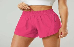 Volg dat 5 inch los ademende snelle drogende fitness shorts dames