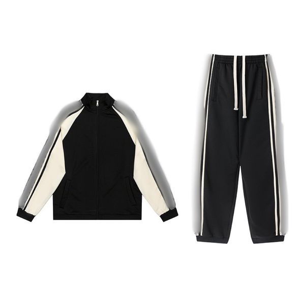 Vêtements de survêtement Vêtements de survêtement pour hommes Sweat à capuche Europe USA Basket Football Football deux pièces Sweat à capuche à manches longues pour femme Veste Pantalon Printemps Automne