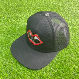 TRACKER CAP Vintage papa chapeau mode personnalisé lèvres rouges broderie Logo extérieur casquette de Baseball chapeaux