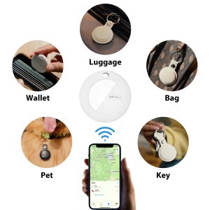 Trackers 120M GPS Dispositif anti-perte Alarme anti-perte Animaux de compagnie Enfants âgés Plusieurs types de mini GPS Locato avec étui en cuir de dessin animé mignon