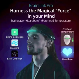Trackers Brainlink PRO EEG-headset ECG-feedback Focustraining Hoofdband EEG Brainwave Emotiedetectie met interactief spel voor meerdere spelers