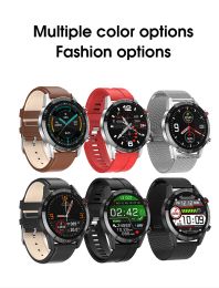Trackers À la mode 1,3 pouces montre intelligente hommes pleine touche Fitness Tracker pression artérielle horloge intelligente femmes GTS ECG Smartwatch pour Xiaomi