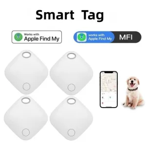Trackers GPS Tracker iTag Bluetoothcompatible avec Find My APP Mini Key Finder Locator Portable Smart Tracker Antilost Device pour IOS