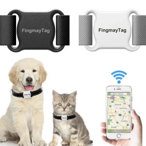 Trackers GPS tracker mini localisateur de compagnie pour animaux de compagnie étanche pour les chats pour chats smart bluetooth positionnement gps collier pour iPhone pour chiens accessoires