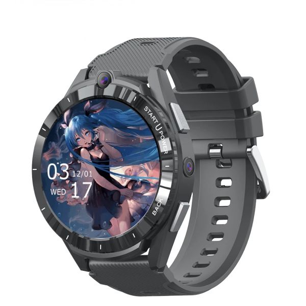 Trackers LEM 16 nouvelle montre intelligente 2023 hommes GPS Nano carte SIM 4G Android 12 900mah 6GB 128GB cuir sport lemfo lem16 montre intelligente