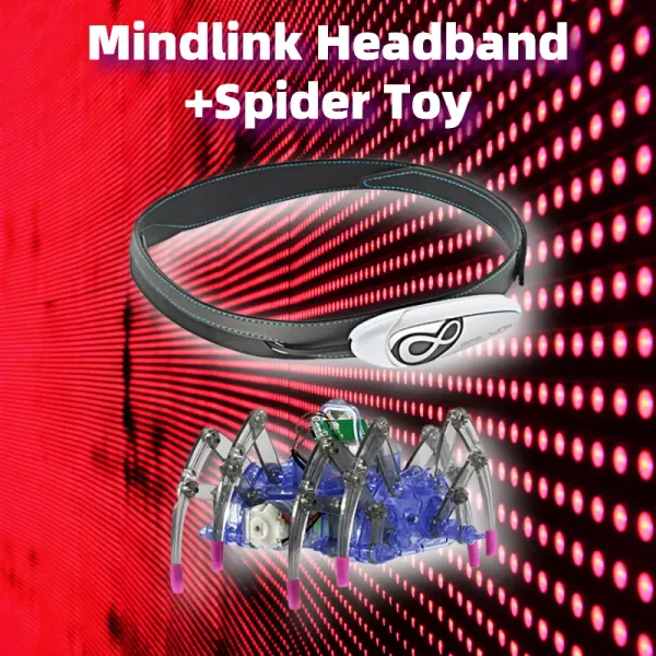 Trackers Mindlink bandeau contrôle mental araignée Robot EEG méditation Tracker Attention TrainingSTEAM Kit Brainlink jouets APP jeux pour enfants