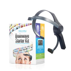 Trackers Neurosky Mindwave Mobile 2 Brainwave Headset for Mental Training TGAM Starter Kit EEG Capteur avec câble APK pour iOS / Android
