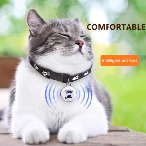 Trackers PET GPS Tracker Bluetooth Antilost Smart Wearable Waterproof Locator Realtime Tracking Dog Cat Collar SmartLocator Accessoires