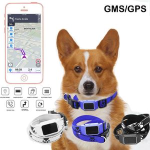 Trackers Pet GPS Tracker Geofence Surveillance vocale à distance avec système de localisation GPS LBS Wifi