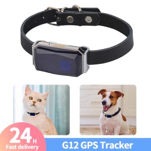 Trackers Pet GPS Tracking Locator Wearable Smart Collar Cat Dog Footprint Tracking Locator Waterdicht uitzicht afspelen van Historical Track