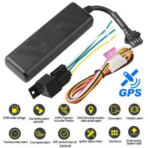 Trackers TK205 Mini GPS Tracker avec système de surveillance en temps réel APP Dispositif de suivi de véhicule Voiture Moto GSM Localisateur + Relais