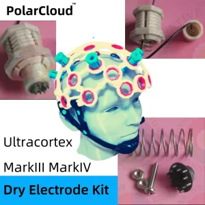 Trackers Ultracortex Markiii Markiv EEG Casque pour Open BCI EEG Cap Accessoires Dry Electrode Kit Brainwave Acquisition Devices