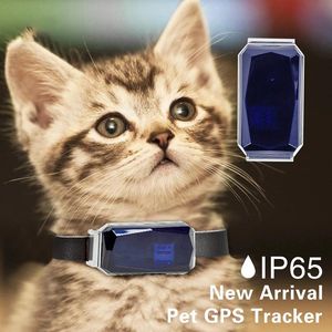 Trackers Tracker GPS étanche universel pour animal de compagnie, dispositif de recherche, anneaux de cloche, collier de localisation pour chats et chiens, localisation du traqueur